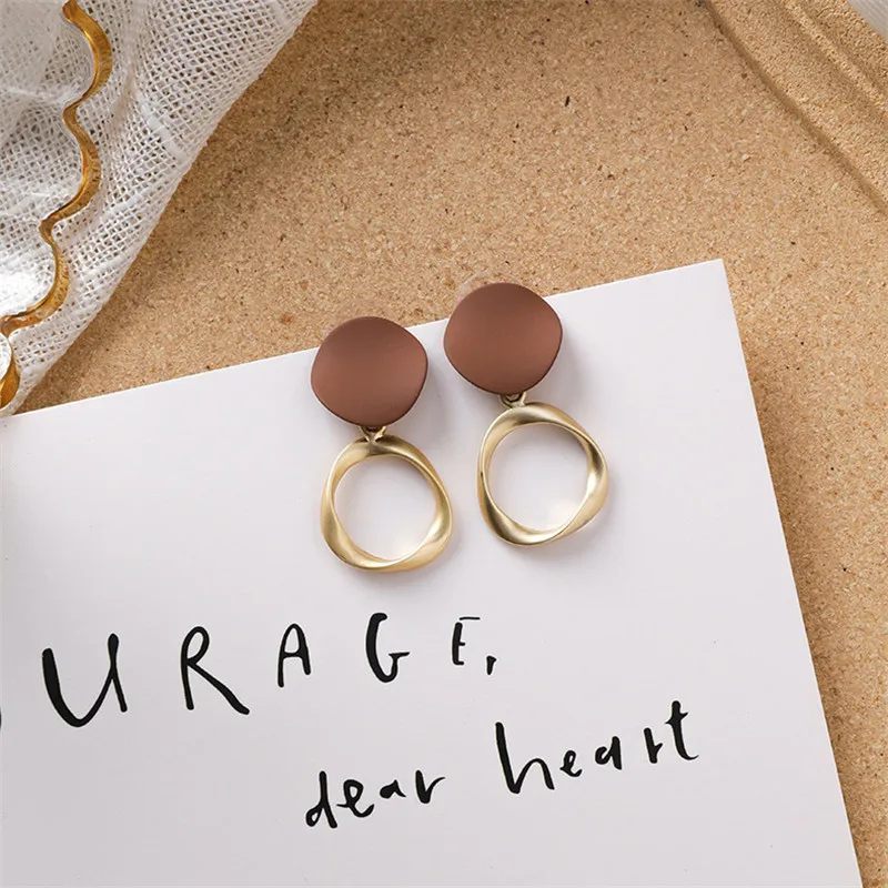 Korean Coffee Heart Flower Statement Plush Dangle Earrings Geometric Acrylic Pendientes Mujer Brincos Earrings Wedding Gift
Korean Coffee Heart Flower Statement Plush Dangle Earrings Geometric Acrylic Pendientes Mujer Brincos Earrings Wedding Gift