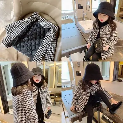 Korean Style 2020 Autumn New Baby Girl Cute Woolen Coat Kids Girls Long Sleeve Plaid Jackets Toddler Outwear Kids Coat 2-9 Years
Korean Style 2020 Autumn New Baby Girl Cute Woolen Coat Kids Girls Long Sleeve Plaid Jackets Toddler Outwear Kids Coat 2-9 Years