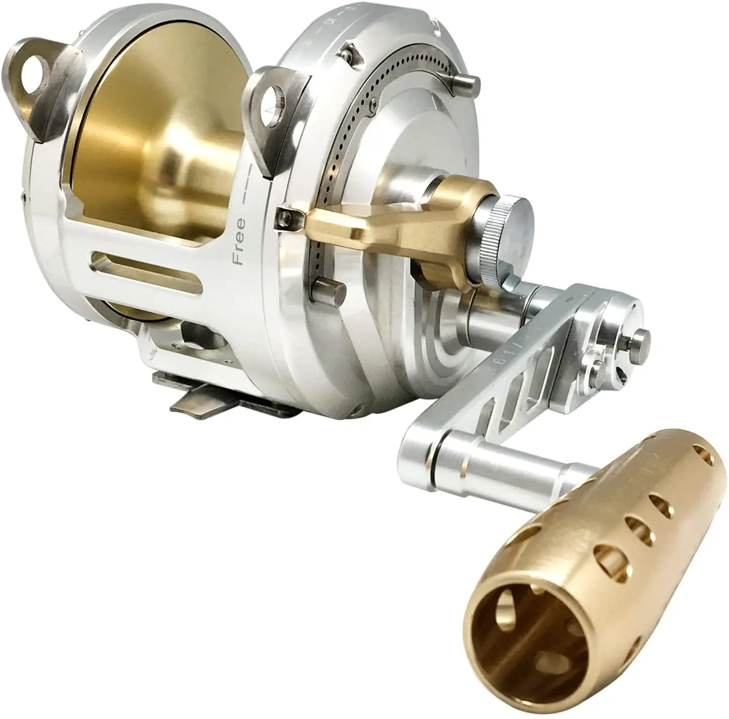 Trolling Reel Saltwater 2 Speed Fishing Trolling Reels Heavy Duty 6061-T6 Aluminum Big Game Reel Conventional Reel Deep Sea
Trolling Reel Saltwater 2 Speed Fishing Trolling Reels Heavy Duty 6061-T6 Aluminum Big Game Reel Conventional Reel Deep Sea