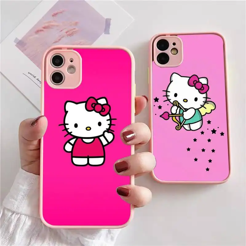 Cute Hellos Kitties Phone Case For iphone 13 12 11 xr xs x 7 8 pro max Plain Soft TPU Silicone Clear Case Cover
Cute Hellos Kitties Phone Case For iphone 13 12 11 xr xs x 7 8 pro max Plain Soft TPU Silicone Clear Case Cover