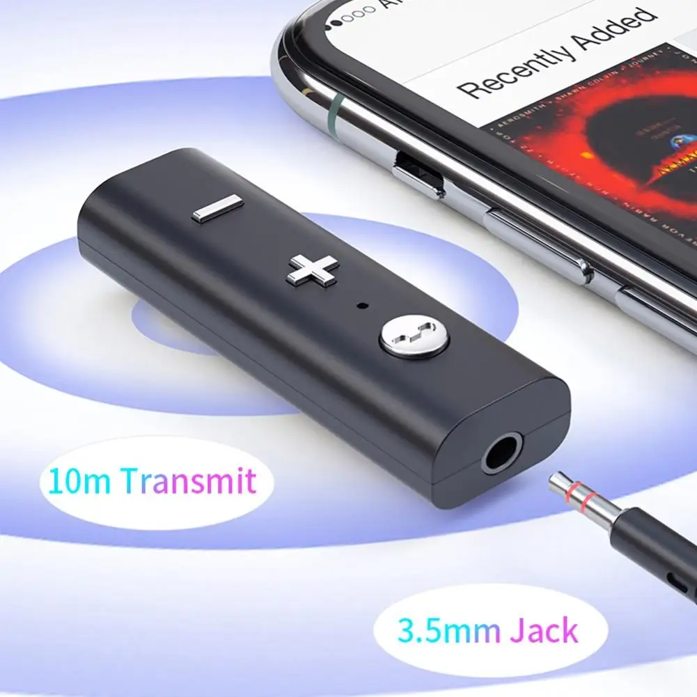 Bluetooth 5.0 Receiver Wireless Adapter For 3.5mm Jack Earphone Bluetooth Aux Audio Music Transmitter For Headphone
Bluetooth 5.0 Receiver Wireless Adapter For 3.5mm Jack Earphone Bluetooth Aux Audio Music Transmitter For Headphone