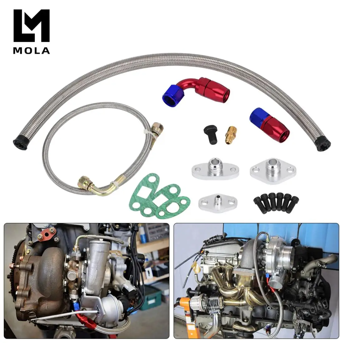 Turbocharger Oil Feed Drain Return Line Kit 4AN 10AN For Toyota Supra 1JZ/2JZ 1JZGTE 2JZGTE TOL22
Turbocharger Oil Feed Drain Return Line Kit 4AN 10AN For Toyota Supra 1JZ/2JZ 1JZGTE 2JZGTE TOL22