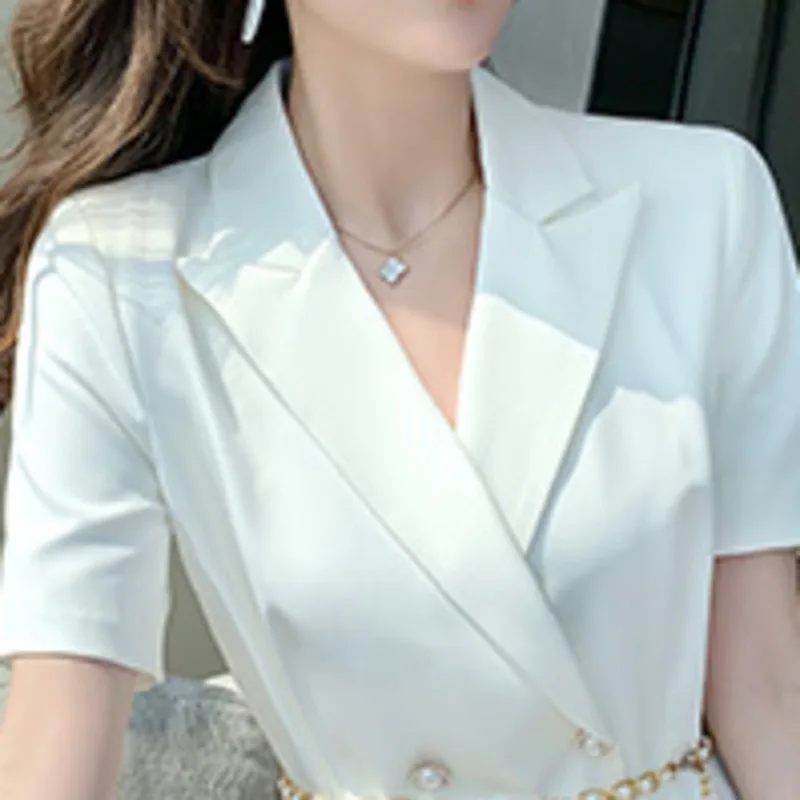 New Summer Fashion Women Blazers Mini Dress Elegant Notched Collar Short Sleeve Slim Ladies Suit Dresses Vestido De Mujer Femme
New Summer Fashion Women Blazers Mini Dress Elegant Notched Collar Short Sleeve Slim Ladies Suit Dresses Vestido De Mujer Femme