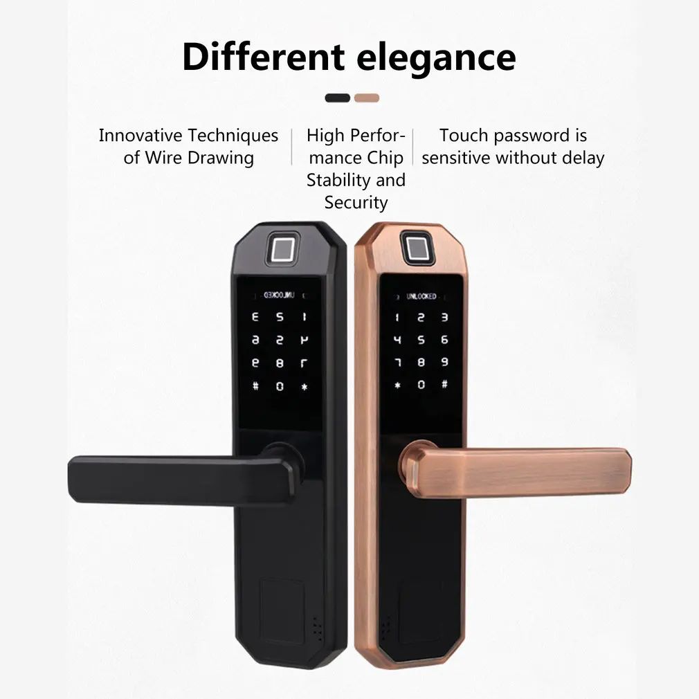 Indoor Wooden Door Fingerprint Lock Home Security Double Tongue Door Lock Electronic Digital Smart Lock for Home Office
Indoor Wooden Door Fingerprint Lock Home Security Double Tongue Door Lock Electronic Digital Smart Lock for Home Office