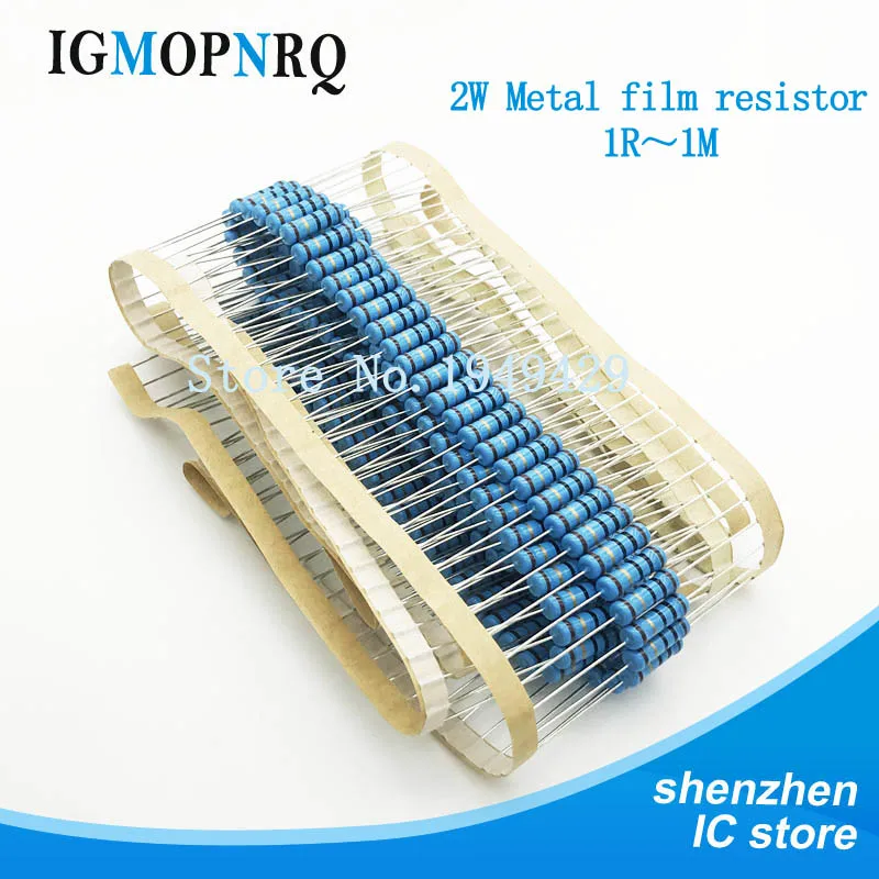 20pcs 2W Metal film resistor 1% 1R ~ 1M 2.2R 4.7R 10R 22R 47R 100R 220R 470R 1K 10K 100K 2.2 4.7 10 22 47 100 220 470 ohm
20pcs 2W Metal film resistor 1% 1R ~ 1M 2.2R 4.7R 10R 22R 47R 100R 220R 470R 1K 10K 100K 2.2 4.7 10 22 47 100 220 470 ohm