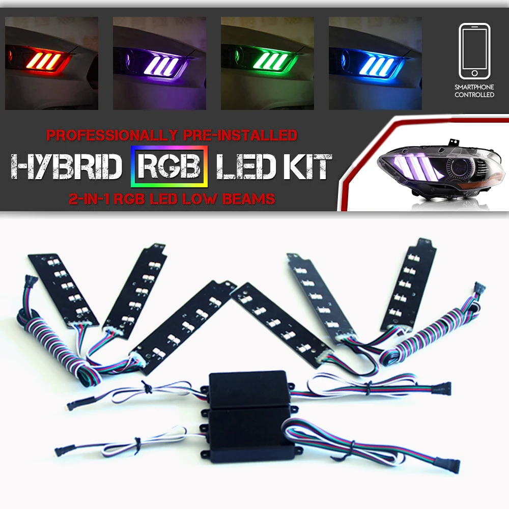 6Pcs RGBW DRL LED Strip Board Lights Daytime Running Lights For Ford Mustang 2015 2006 2017 For Auto Accessories Lamp
6Pcs RGBW DRL LED Strip Board Lights Daytime Running Lights For Ford Mustang 2015 2006 2017 For Auto Accessories Lamp