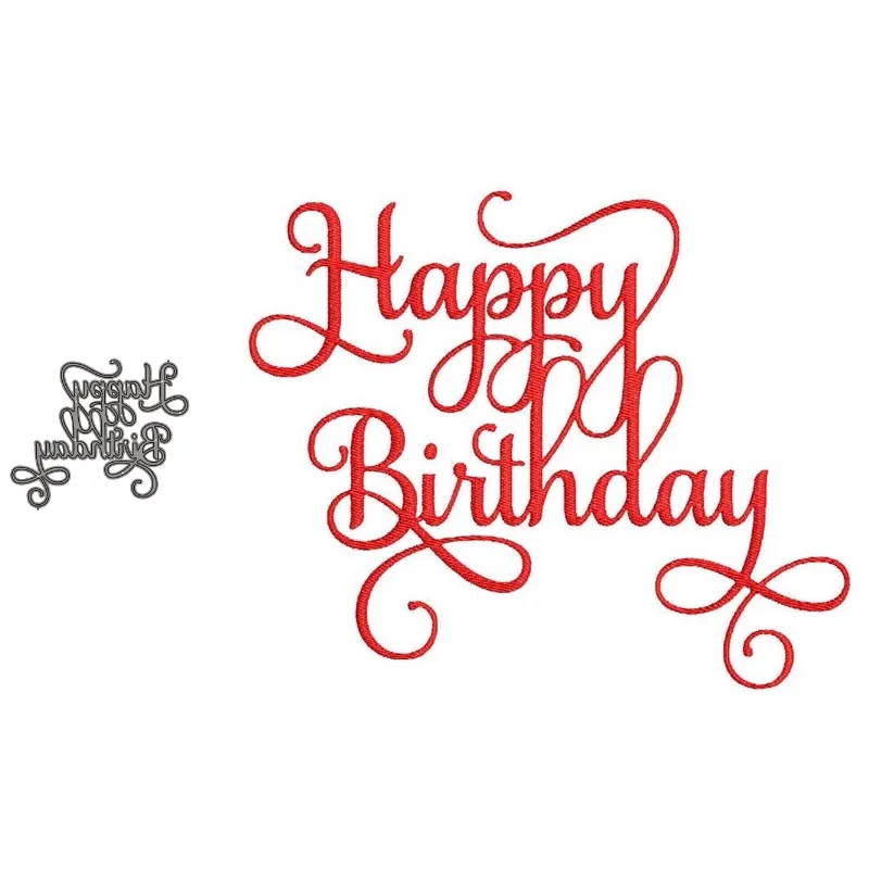 Metal Cutting Dies Happy Birthday 1 Stencils Scrapbooking Embossing DIY Crafts Paper Cards Album Decor Metal Dies Cut
Metal Cutting Dies Happy Birthday 1 Stencils Scrapbooking Embossing DIY Crafts Paper Cards Album Decor Metal Dies Cut