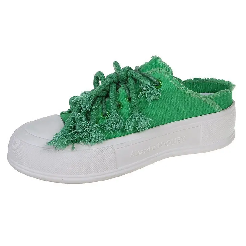 House Slippers Platform Women Luxury Shoes Pantofle Low Slides Soft Designer 2021 Summer Rome Fashion Cotton Fabric Canvas Rubbe
House Slippers Platform Women Luxury Shoes Pantofle Low Slides Soft Designer 2021 Summer Rome Fashion Cotton Fabric Canvas Rubbe