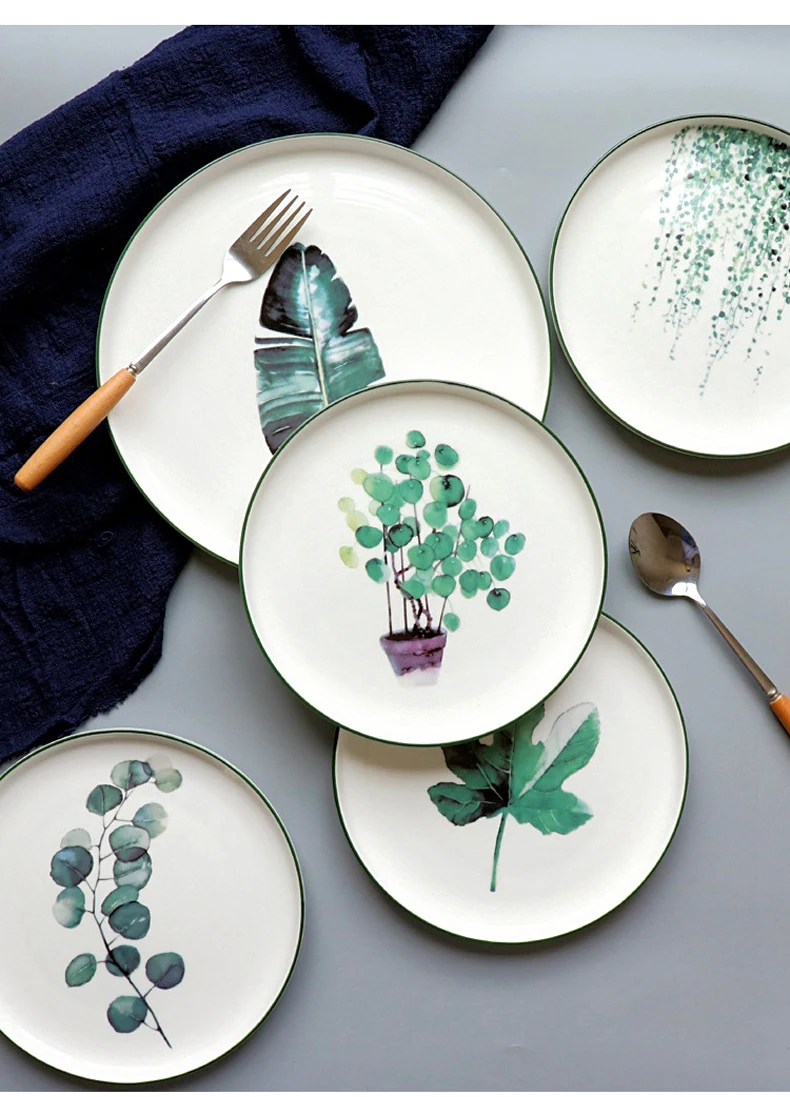 Ceramic Dinner Plates Tableware Nordic Creativity Family Fruit Tray Steak Plate Dinnerware Talerze Obiadowe Dinnerware BC50CP
Ceramic Dinner Plates Tableware Nordic Creativity Family Fruit Tray Steak Plate Dinnerware Talerze Obiadowe Dinnerware BC50CP
