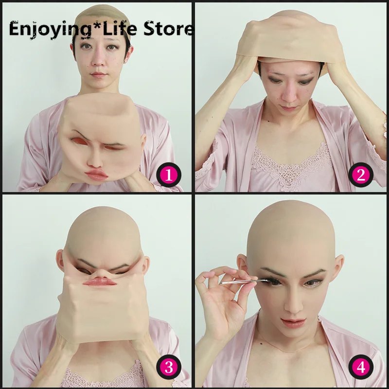 Full Silicone Latex Sexy Cosplay Artificial Realistic Skin Mask For Crossdresser Transgender Male Shemale Drag Queen Halloween
Full Silicone Latex Sexy Cosplay Artificial Realistic Skin Mask For Crossdresser Transgender Male Shemale Drag Queen Halloween