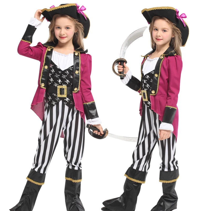cosplay girls pirate suit costume dress girl anime vampire demon Halloween high quality polyester material
cosplay girls pirate suit costume dress girl anime vampire demon Halloween high quality polyester material