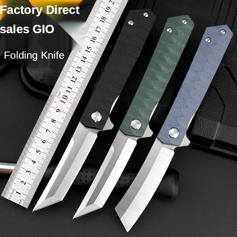 D2 Steel Folding Knife High Hardness Multi-purpose Camping Knife Outdoor Knife G10 Handle Bearing Field Self-defense Tactics
D2 Steel Folding Knife High Hardness Multi-purpose Camping Knife Outdoor Knife G10 Handle Bearing Field Self-defense Tactics