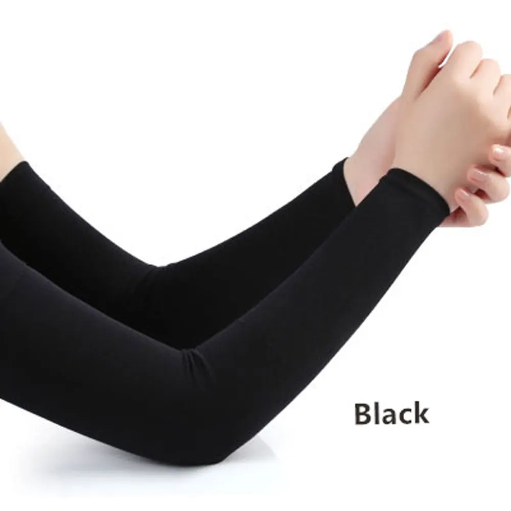 1 Pair Arm Sleeves Warmers Sports Sleeve Sun UV Protection Hand Cover Cooling Warmer Running Fishing Cycling mangas para brazo | Спорт и