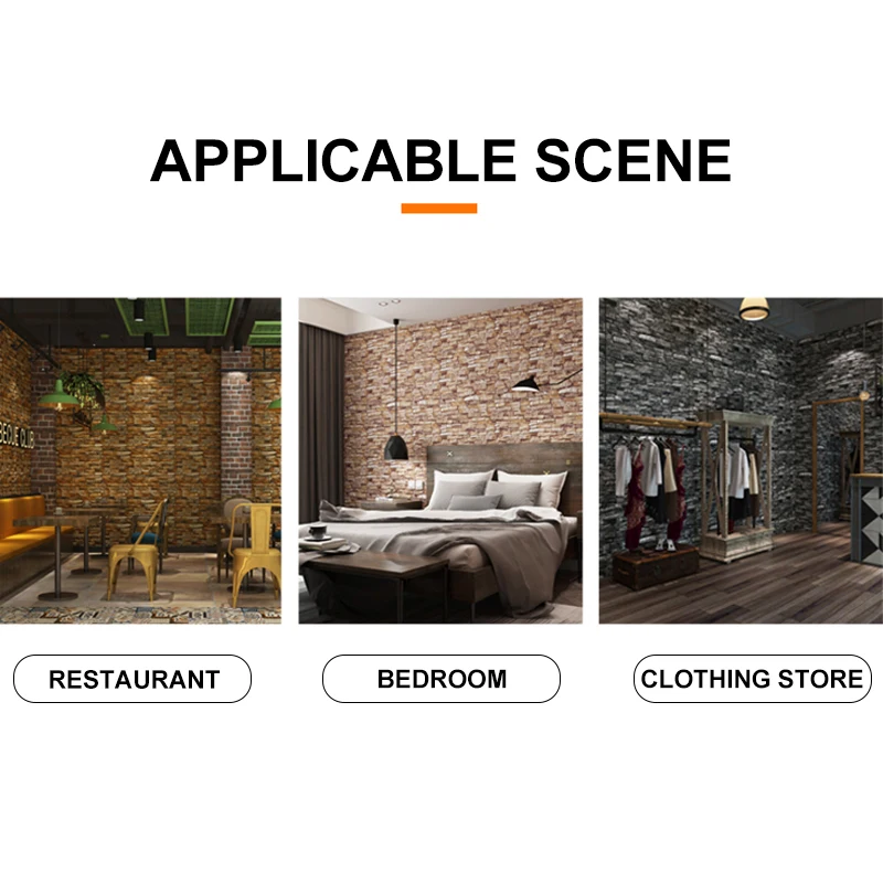 Retro Home Wall Decor 3D Brick Wall Stickers Bar Restaurant Living Room TV Background Wall Decor DIY Self-adhesive Waterproof
Retro Home Wall Decor 3D Brick Wall Stickers Bar Restaurant Living Room TV Background Wall Decor DIY Self-adhesive Waterproof