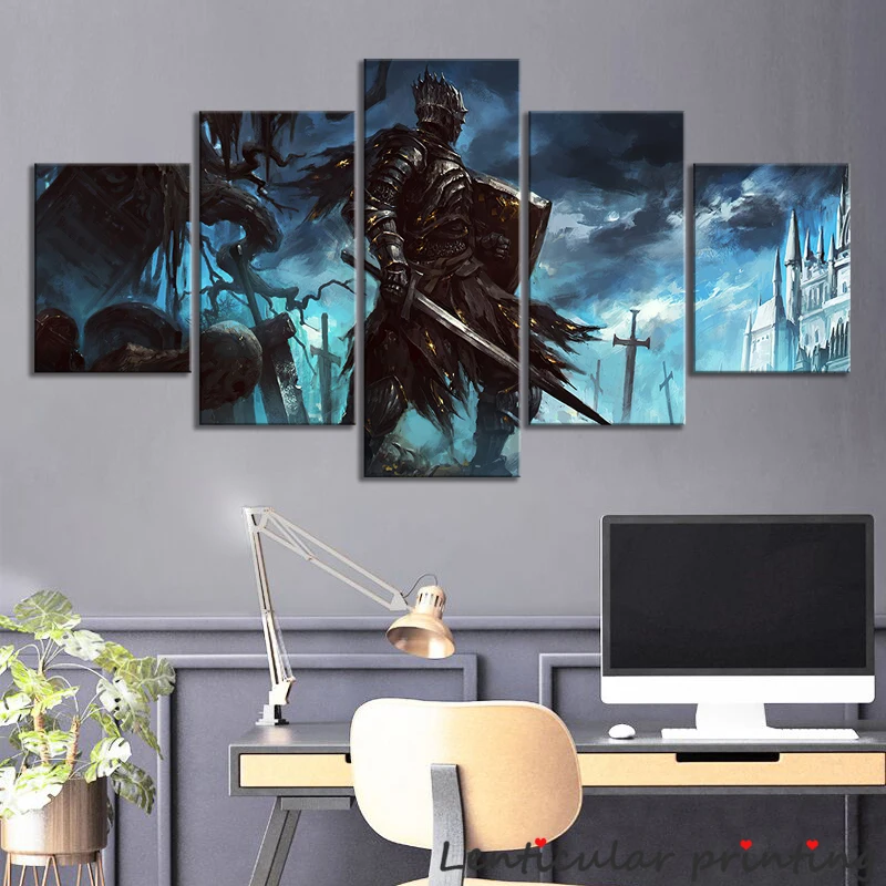 5pcs Video Game Dark Soul Poster Black and White Abstract Wall Art Room Decor Wall Paintings Canvas Painting Game Sticker
5pcs Video Game Dark Soul Poster Black and White Abstract Wall Art Room Decor Wall Paintings Canvas Painting Game Sticker