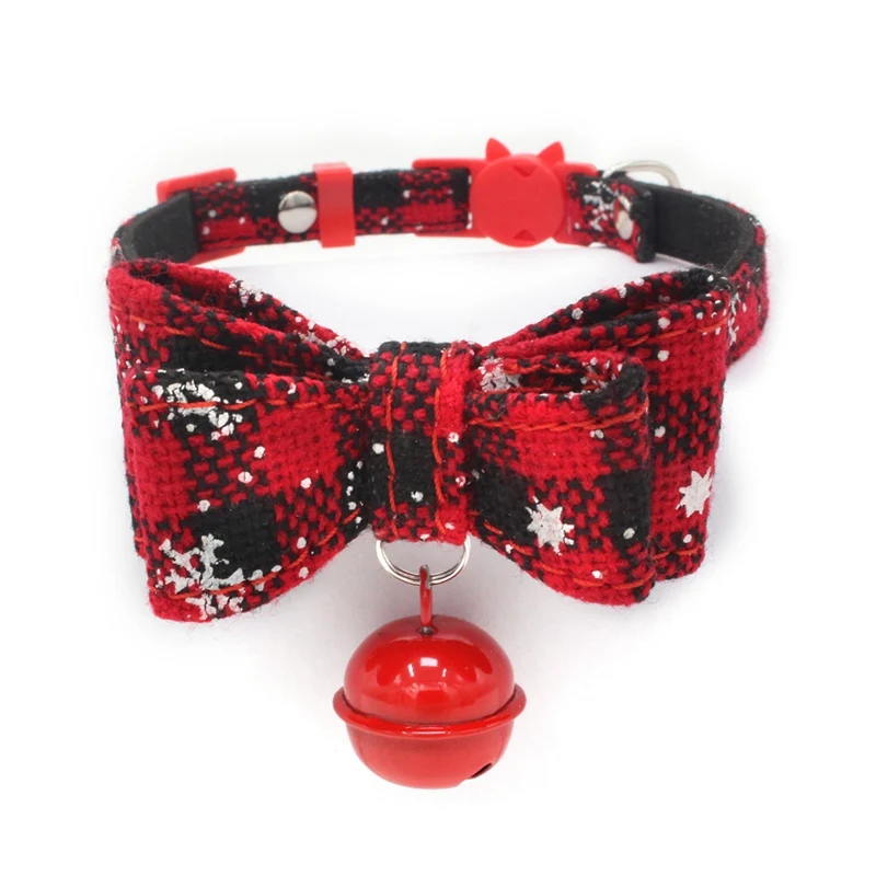 Adjustable Christmas Dog Collar Pet Collar With Bow Bell Charm Necklace Collar For Puppy Cat Collar Bowknots Collars
Adjustable Christmas Dog Collar Pet Collar With Bow Bell Charm Necklace Collar For Puppy Cat Collar Bowknots Collars