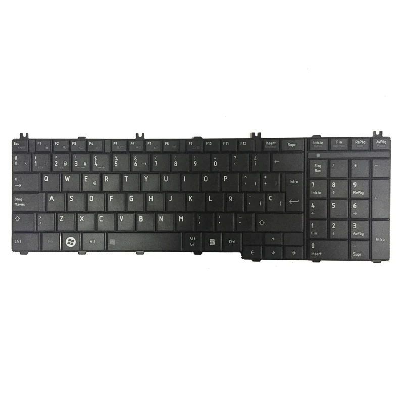 Новая испанская клавиатура для ноутбука Toshiba Satellite C650 C650D L650 C670 L750 L750D L670 L675 L675D C660