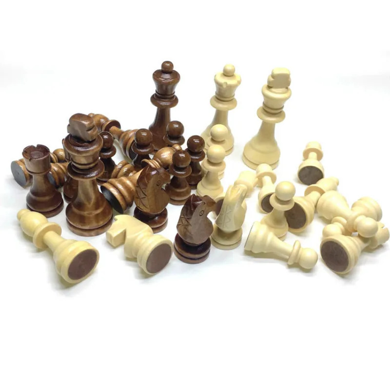 Foreign Trade Selling High-grade 3.5-inch Wooden Chess Pieces Wooden Chess Pieces Single Match
Foreign Trade Selling High-grade 3.5-inch Wooden Chess Pieces Wooden Chess Pieces Single Match