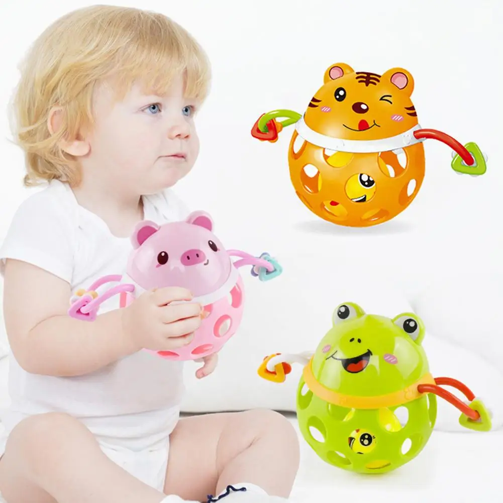 Baby Rattles Toy Cartoon Animal Soft Plastic Rattle Ball Hand Grip Bell Developmental Teething Toy Baby Educational Toddler Toy
Baby Rattles Toy Cartoon Animal Soft Plastic Rattle Ball Hand Grip Bell Developmental Teething Toy Baby Educational Toddler Toy