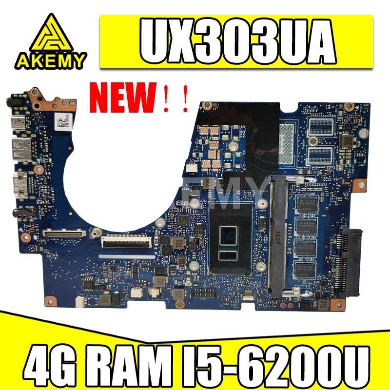 Akmey UX303UA материнская плата для For Asus ZenBook UX303UA UX303U UX303UB U303U ультрабук материнская плата UX303UA i5-6200U 4 Гб RAM
Akmey UX303UA материнская плата для For Asus ZenBook UX303UA UX303U UX303UB U303U ультрабук материнская плата UX303UA i5-6200U 4 Гб RAM