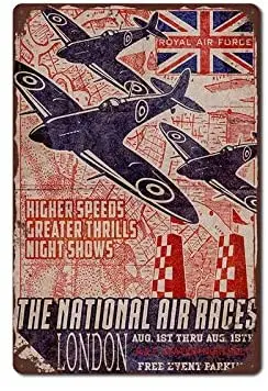 The National Air Races Plane Bar Cafe Home Oil Station Garage Kitchen Farm Countryside Vintage Retro Tin Signs
The National Air Races Plane Bar Cafe Home Oil Station Garage Kitchen Farm Countryside Vintage Retro Tin Signs