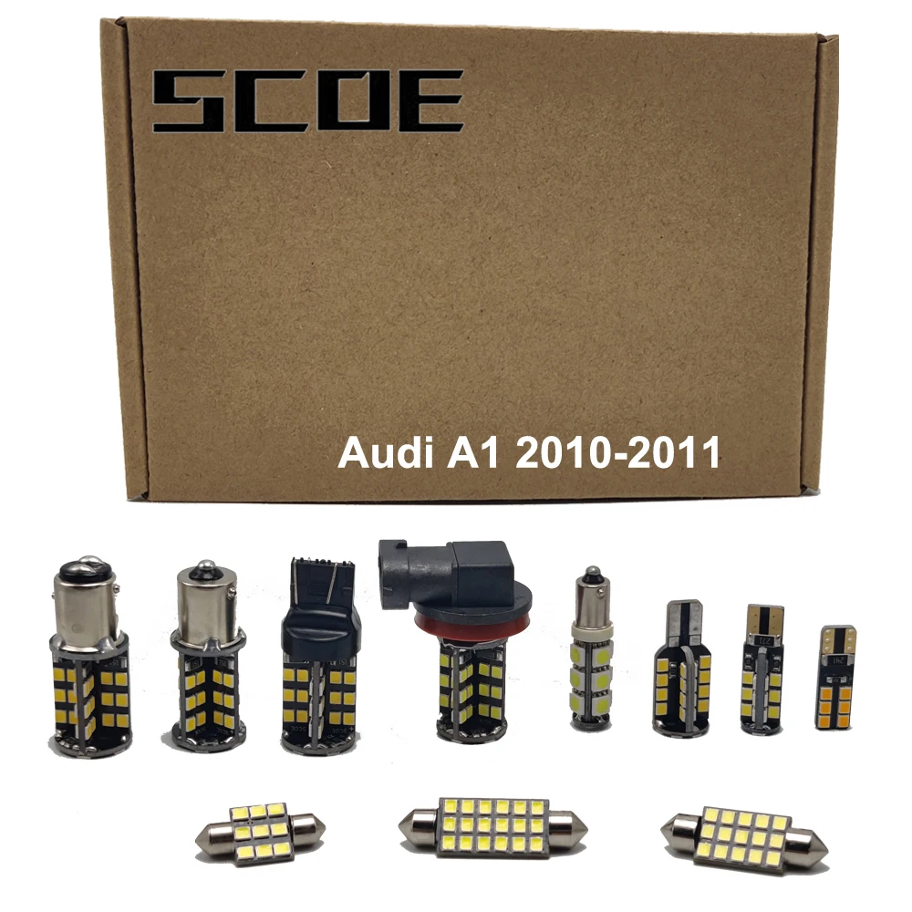For Audi A1 2010-2011 SCOE High/Low Beam Headlight Halogen Fog Turn Signal Sidemarker Brake Tail Back Up License LED Light
For Audi A1 2010-2011 SCOE High/Low Beam Headlight Halogen Fog Turn Signal Sidemarker Brake Tail Back Up License LED Light