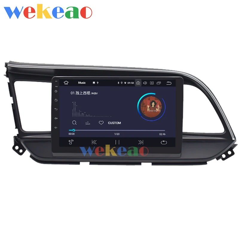 Wekeao Touch Screen 9'' 1 Din Android 9.0 Car Radio Automotivo For Hyundai Elantra Android Auto GPS Navigation Car Dvd Player
Wekeao Touch Screen 9'' 1 Din Android 9.0 Car Radio Automotivo For Hyundai Elantra Android Auto GPS Navigation Car Dvd Player