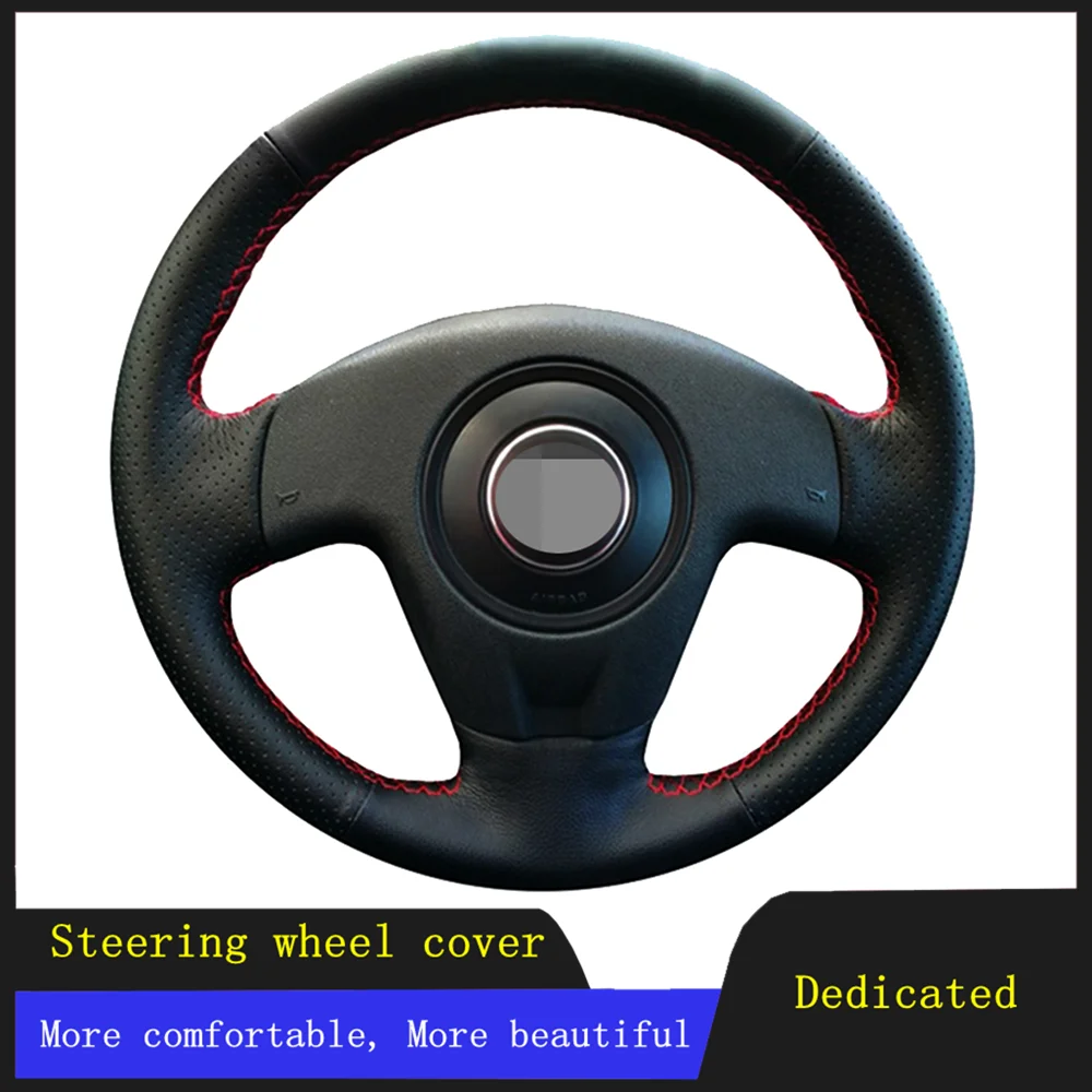 DIY Car Accessories Steering Wheel Cover Black Hand-stitched Non-slip And Breathable Genuine Leather For Seat Ibiza 2004 2006
DIY Car Accessories Steering Wheel Cover Black Hand-stitched Non-slip And Breathable Genuine Leather For Seat Ibiza 2004 2006