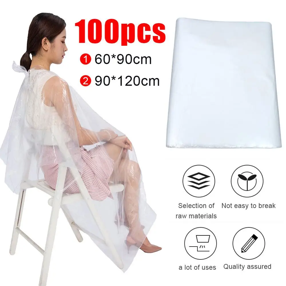 100 Pieces Per Package Disposable Hair Dye Cape Durable PE Wrap Cloth Hair Salon Haircut Emu Oil Desposable Hairdressing Apron
100 Pieces Per Package Disposable Hair Dye Cape Durable PE Wrap Cloth Hair Salon Haircut Emu Oil Desposable Hairdressing Apron