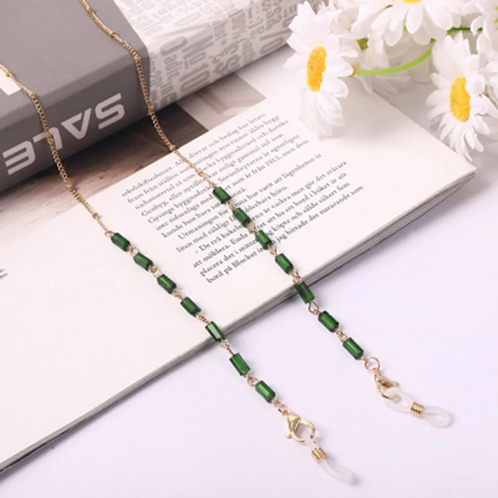 Crystal Beaded Glasses Chain Fashion Beads Sunglasses Lanyard Necklace Eyeglasses Strap Holder Anti-lost Masks Cord Accessories
Crystal Beaded Glasses Chain Fashion Beads Sunglasses Lanyard Necklace Eyeglasses Strap Holder Anti-lost Masks Cord Accessories