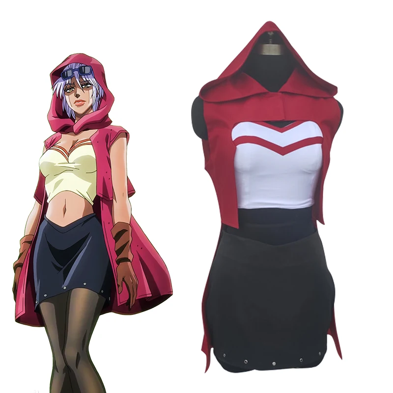 Anime Comic JoJo's Bizarre Adventure Cosplay Costumes Mariah Cosplay Costume Uniforms Clothes Suits Wears outfits Full Sets Hot
Anime Comic JoJo's Bizarre Adventure Cosplay Costumes Mariah Cosplay Costume Uniforms Clothes Suits Wears outfits Full Sets Hot