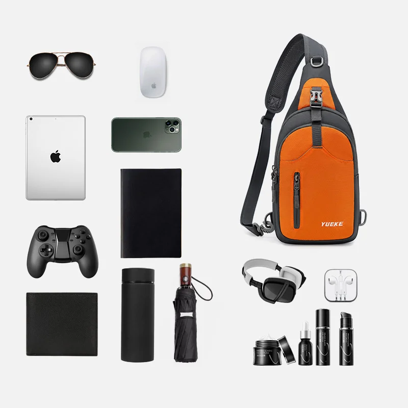 Mens Women Small Chest Bag Travel Sport Shoulder Pack Sling Backpack Crossbody Bags for Unisex Cycling Sports Cross-bags
Mens Women Small Chest Bag Travel Sport Shoulder Pack Sling Backpack Crossbody Bags for Unisex Cycling Sports Cross-bags
