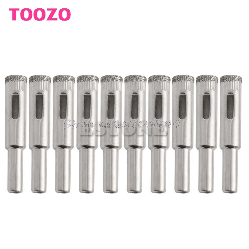10 x 10mm Diamond Coated Core Drill Bits Hole Saw Glass Tile Ceramic Marble New Drop Ship
10 x 10mm Diamond Coated Core Drill Bits Hole Saw Glass Tile Ceramic Marble New Drop Ship