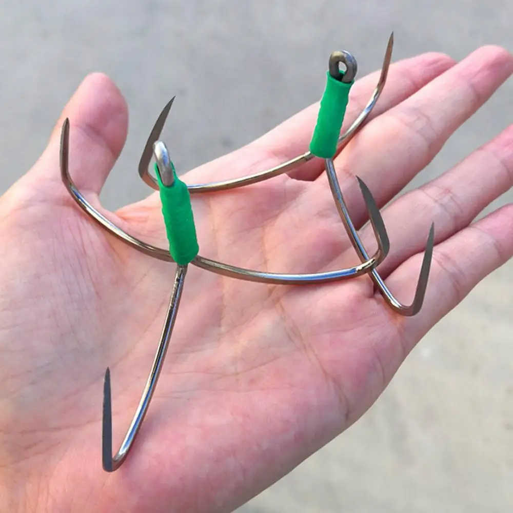 10Pcs 2 Sizes Protable Trible Hooks High Carbon Steel Sharpened Hand-Grinded Fish Hooks Without Barbed Scale Fishing Gear Tackle
10Pcs 2 Sizes Protable Trible Hooks High Carbon Steel Sharpened Hand-Grinded Fish Hooks Without Barbed Scale Fishing Gear Tackle