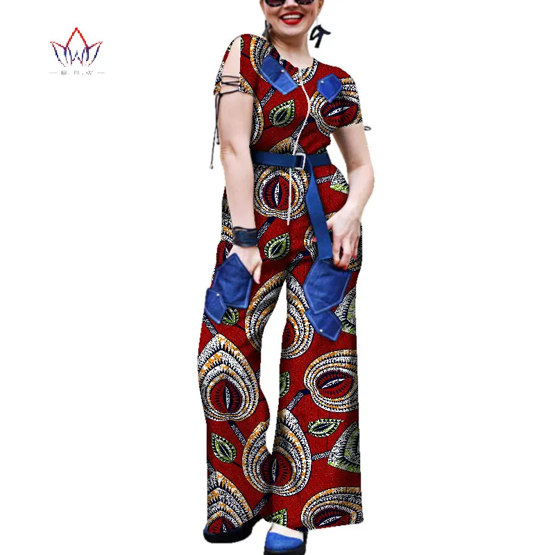 Women Jumpsuit 2020 Plus Size Africa Cotton Wax Print Romper Bazin Riche Sexy Jumpsuit Dashiki Elegant Africa Clothing WY4797
Women Jumpsuit 2020 Plus Size Africa Cotton Wax Print Romper Bazin Riche Sexy Jumpsuit Dashiki Elegant Africa Clothing WY4797