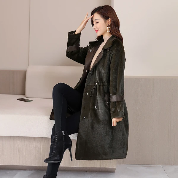 WYWAN 2020 Women Coat outerwear winter clothing fashion warm woolen blends female elegant Double Breasted woolen coat women
WYWAN 2020 Women Coat outerwear winter clothing fashion warm woolen blends female elegant Double Breasted woolen coat women