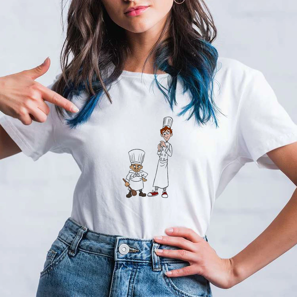 Disney Ratatouille Series Women Tshirts Linguini Skinner Printed T Shirts Aesthetic beautiful Simplicity T-shirt Hot Selling
Disney Ratatouille Series Women Tshirts Linguini Skinner Printed T Shirts Aesthetic beautiful Simplicity T-shirt Hot Selling