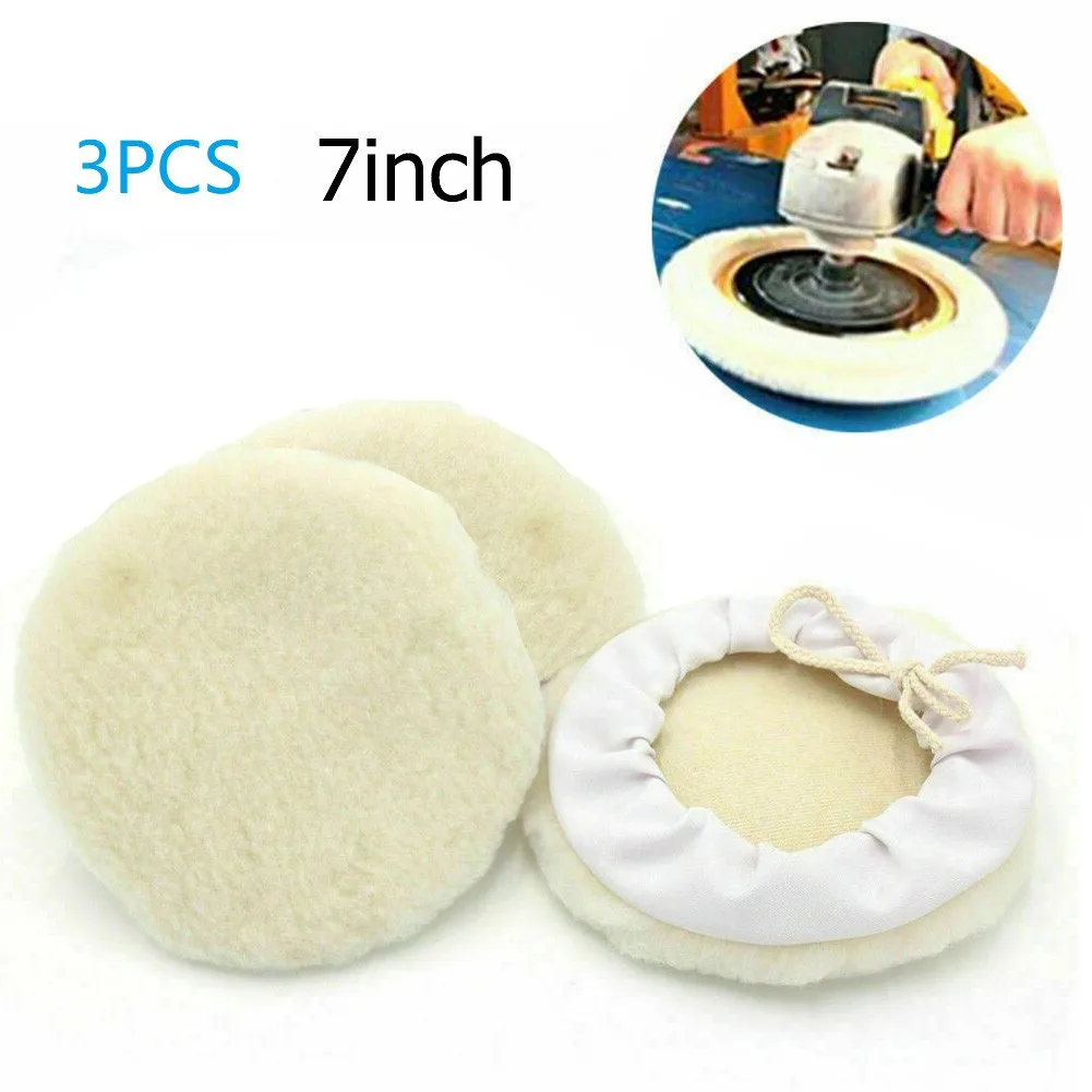 3 Pcs Polishing Pad Wool Bonnet Buffing Wheel 7 Inch For Car Lambs Polishing Electric Polisher Accessories
3 Pcs Polishing Pad Wool Bonnet Buffing Wheel 7 Inch For Car Lambs Polishing Electric Polisher Accessories