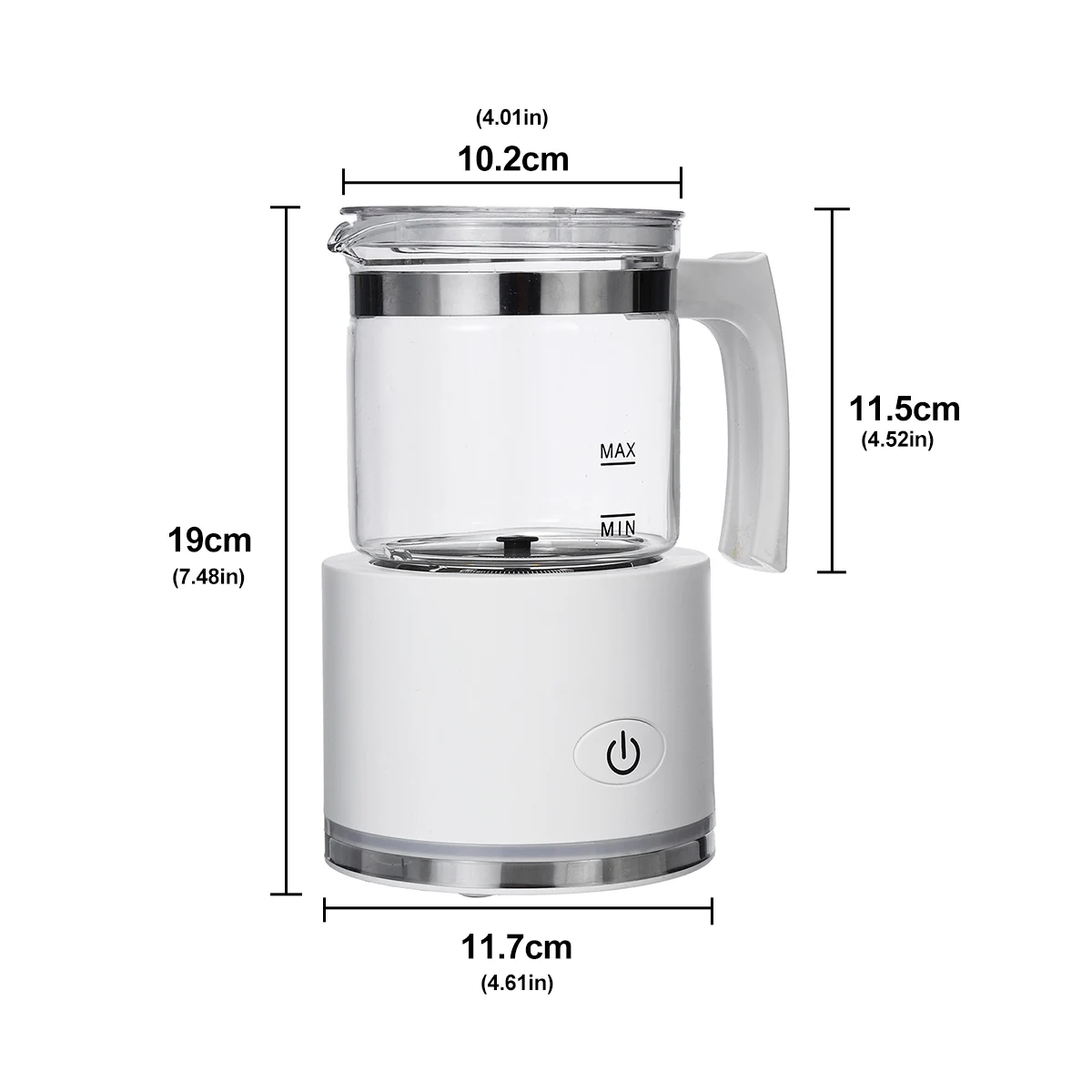 Large Capacity Milk Frothers Electric Milk Frother Steamer LED Automatic Foam Maker for Hot & Cold Milk Foam Stainless Steel
Large Capacity Milk Frothers Electric Milk Frother Steamer LED Automatic Foam Maker for Hot & Cold Milk Foam Stainless Steel