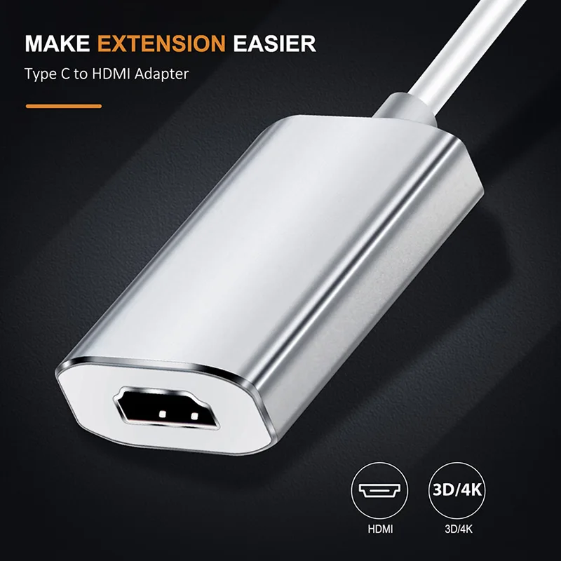 CABLETIME 2020 USB C HDMI Adapter Type C 3.1 to HDMI 4K 60Hz Converter For HDTV Macbook Galaxy S10 Note 10 Huawei Samsung C032
CABLETIME 2020 USB C HDMI Adapter Type C 3.1 to HDMI 4K 60Hz Converter For HDTV Macbook Galaxy S10 Note 10 Huawei Samsung C032