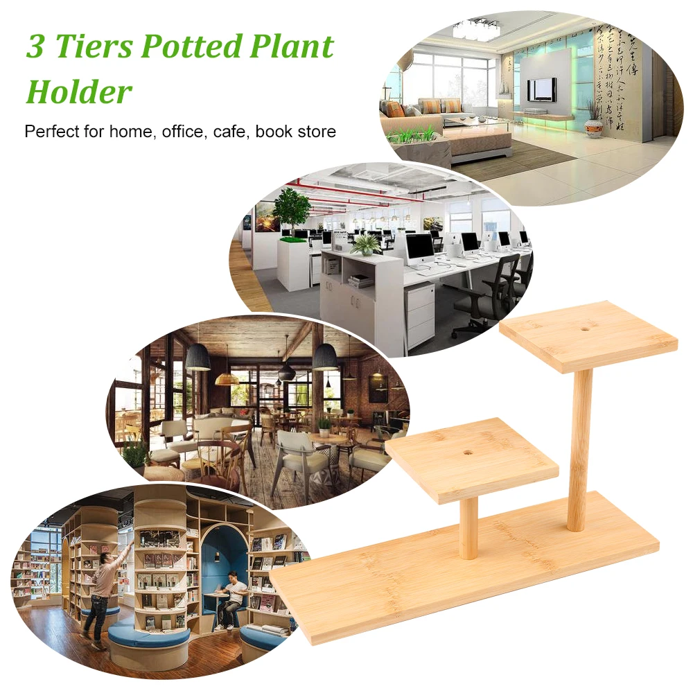 3Tiers Potted Plant Holder Tabletop Plant Stand Desktop Bamboo Flower Holder Storage Rack Shelf Bamboo Plant Plant Display Rack
3Tiers Potted Plant Holder Tabletop Plant Stand Desktop Bamboo Flower Holder Storage Rack Shelf Bamboo Plant Plant Display Rack