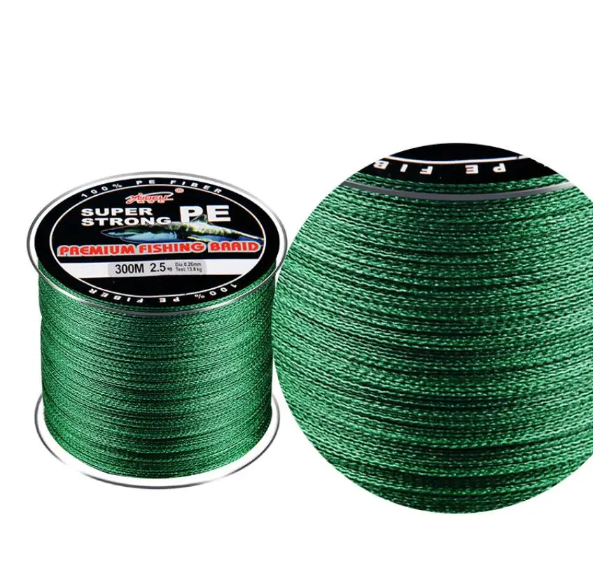 4 Strands 300M PE Multifilament Braided Fishing Line Super Strong Fishing Line Rope Carp Fishing Rope Cord WIRE
4 Strands 300M PE Multifilament Braided Fishing Line Super Strong Fishing Line Rope Carp Fishing Rope Cord WIRE