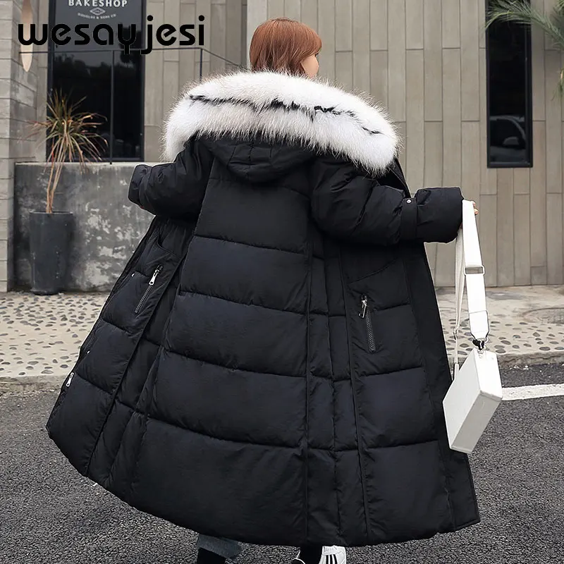 Winter Fur Parka Casua Streetwear Overcoat Autumn Winter Jacket Women Coat 2019 New Long Hooded Zipper Double Warm Women Jacket
Winter Fur Parka Casua Streetwear Overcoat Autumn Winter Jacket Women Coat 2019 New Long Hooded Zipper Double Warm Women Jacket