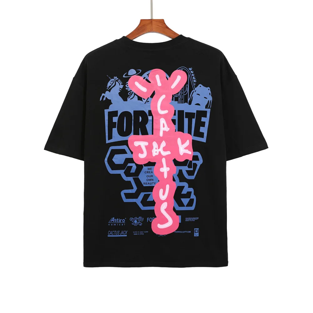T shirt Men Women Unisex Cool Streetwear T-shirt Casual Loose O-neck Short Sleeve Tops Tees Print Cactus Jack
T shirt Men Women Unisex Cool Streetwear T-shirt Casual Loose O-neck Short Sleeve Tops Tees Print Cactus Jack