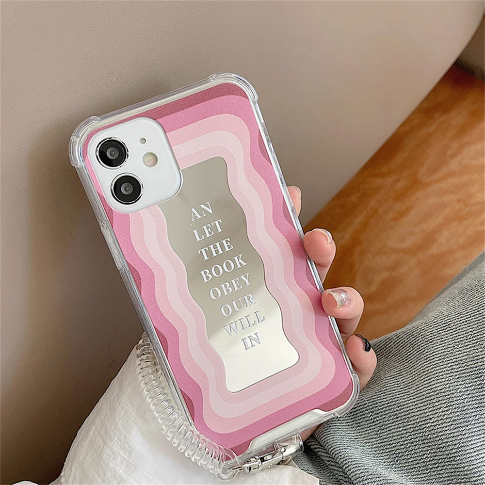 Korea Wave Pattern Makeup Mirror Phone Case For iPhone 11 12 13 Pro Max X XS XR 7 8 Plus SE Frame girl gift Soft silicone Cover
Korea Wave Pattern Makeup Mirror Phone Case For iPhone 11 12 13 Pro Max X XS XR 7 8 Plus SE Frame girl gift Soft silicone Cover