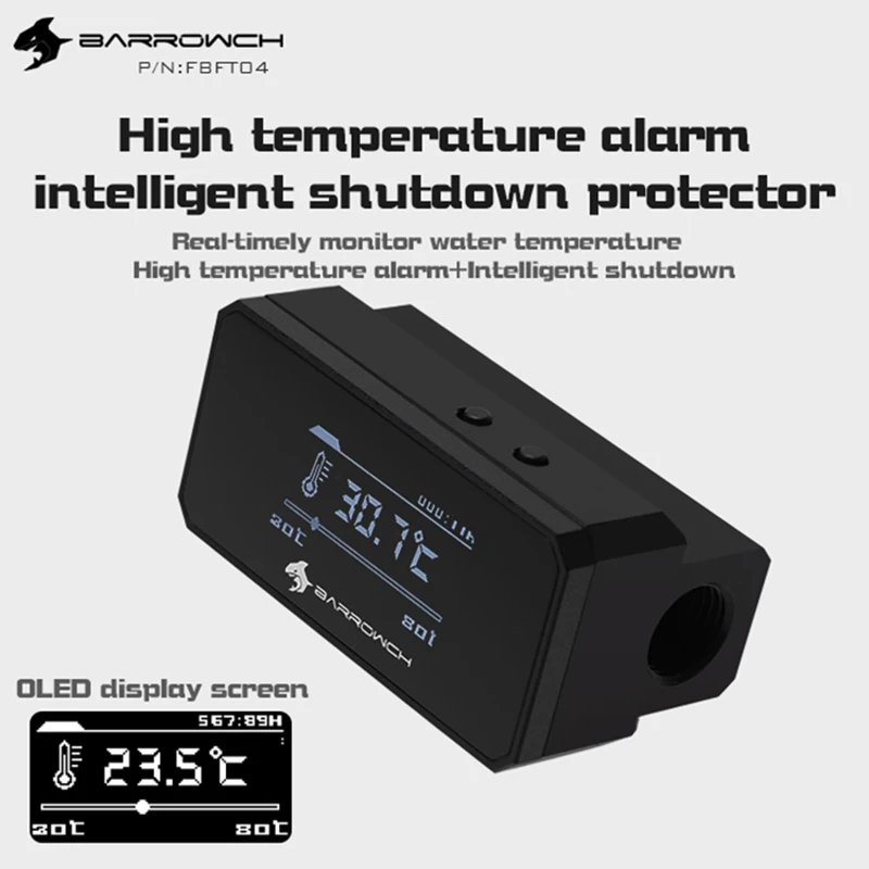 Многомодовый oled-дисплей Barrowch FBFT04 с сигнализацией при перегреве и