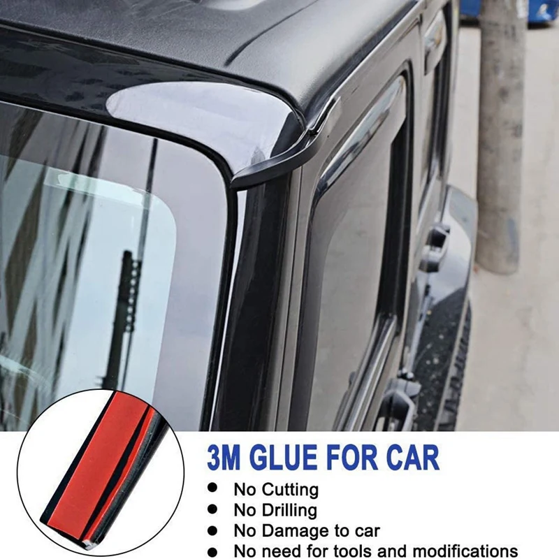 1Pair Rain Diverters ABS Drip Rail Extension Gutter Exterior Accessories Compatible for Jeep Wrangler JK JKU 2007-2018
1Pair Rain Diverters ABS Drip Rail Extension Gutter Exterior Accessories Compatible for Jeep Wrangler JK JKU 2007-2018