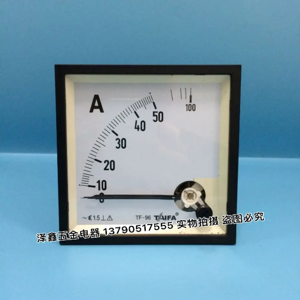 Taifa AC Ammeter TF-96 AC Ammeter AC TF-96 10A15A20A30A100 5 
Taifa AC Ammeter TF-96 AC Ammeter AC TF-96 10A15A20A30A100 5