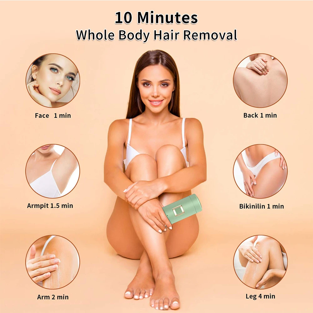 IPL Painless Permanent Hair Removal Device At-Home Laser Hair Remover for Facial Whole Body
IPL Painless Permanent Hair Removal Device At-Home Laser Hair Remover for Facial Whole Body