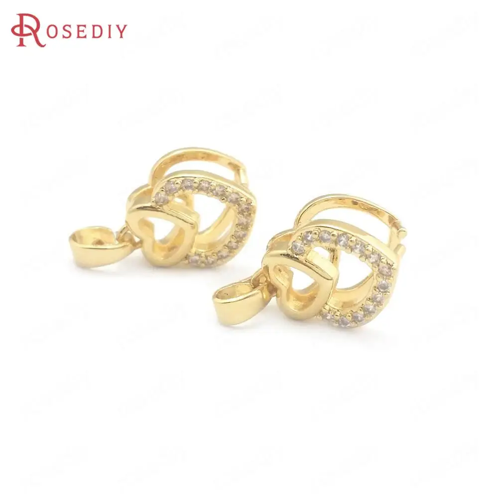 (40656)10PCS High Quality Champagne Gold Color Brass and Zircon Connector for Necklaces Heart Charms Pendants Jewelry Making
(40656)10PCS High Quality Champagne Gold Color Brass and Zircon Connector for Necklaces Heart Charms Pendants Jewelry Making